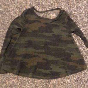 Justice camo long sleeve